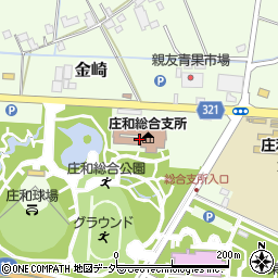 庄和総合支所周辺の地図