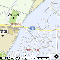 埼玉県春日部市西金野井772周辺の地図