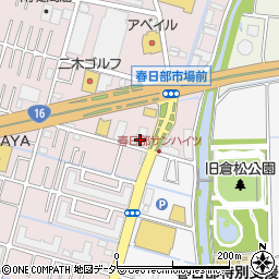メガネスーパー　春日部小渕店周辺の地図