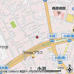 埼玉県春日部市小渕1356周辺の地図