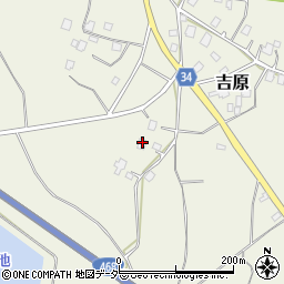 茨城県稲敷郡阿見町吉原1605周辺の地図