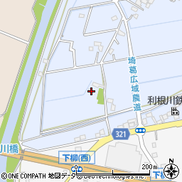埼玉県春日部市上柳516周辺の地図