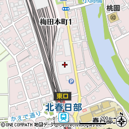 東武鉄道株式会社　北春日部駅周辺の地図