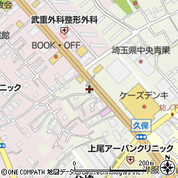 吉野家 １７号線上尾店周辺の地図