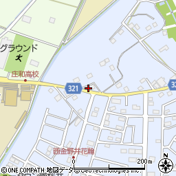 埼玉県春日部市西金野井753周辺の地図