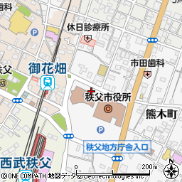埼玉りそな銀行秩父市役所 ＡＴＭ周辺の地図