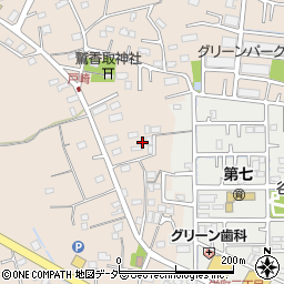 埼玉県春日部市内牧2277周辺の地図