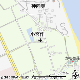 茨城県鹿嶋市小宮作654周辺の地図