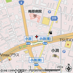 埼玉県春日部市小渕436周辺の地図
