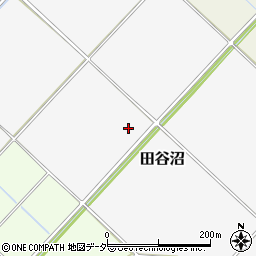 茨城県鹿嶋市田谷沼周辺の地図