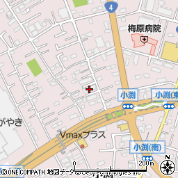 埼玉県春日部市小渕1359-1周辺の地図