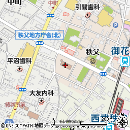 埼玉県秩父地方庁舎　北部教育事務所秩父支所周辺の地図