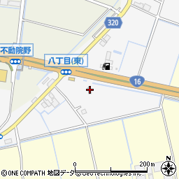 埼玉県春日部市八丁目1168周辺の地図