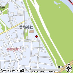 埼玉県春日部市西金野井1050周辺の地図