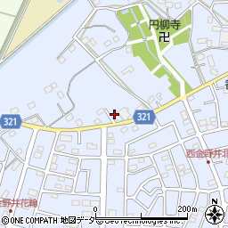 埼玉県春日部市西金野井717周辺の地図