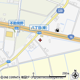 埼玉県春日部市八丁目1155周辺の地図