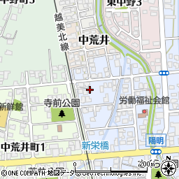 福井県大野市陽明町4丁目408周辺の地図