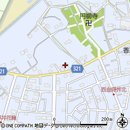 埼玉県春日部市西金野井718周辺の地図
