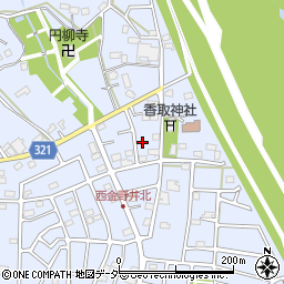 埼玉県春日部市西金野井871周辺の地図
