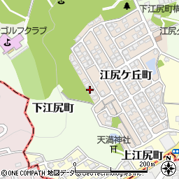 福井県福井市江尻ケ丘町158周辺の地図