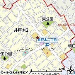 酒のやまや上尾井戸木店周辺の地図