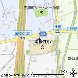南桜井放課後児童クラブ周辺の地図