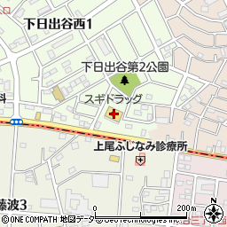 スギドラッグ桶川店周辺の地図