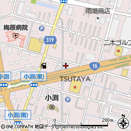埼玉県春日部市小渕187周辺の地図