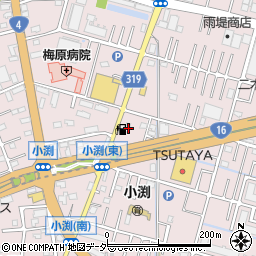 埼玉県春日部市小渕388周辺の地図