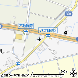 埼玉県春日部市八丁目1416周辺の地図