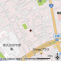 埼玉県春日部市小渕1341-5周辺の地図