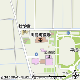 川島町役場議会　事務局周辺の地図