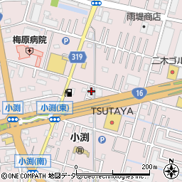 埼玉県春日部市小渕385周辺の地図