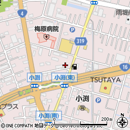 埼玉県春日部市小渕1108周辺の地図