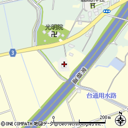 茨城県つくばみらい市東楢戸西楢戸入会地周辺の地図
