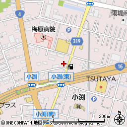 埼玉県春日部市小渕1108-1周辺の地図