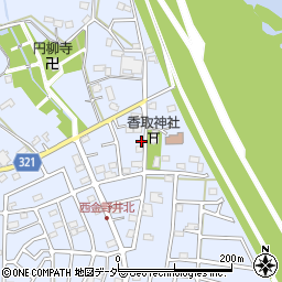 埼玉県春日部市西金野井874周辺の地図
