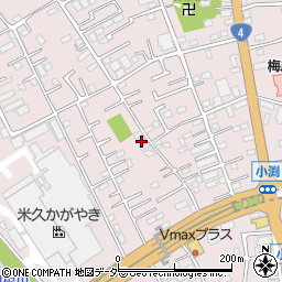 埼玉県春日部市小渕1341-3周辺の地図