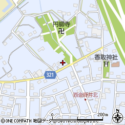 埼玉県春日部市西金野井659周辺の地図