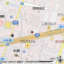 埼玉県春日部市小渕192-9周辺の地図