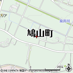 埼玉県比企郡鳩山町泉井周辺の地図