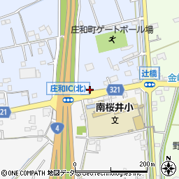 埼玉県春日部市上柳43周辺の地図