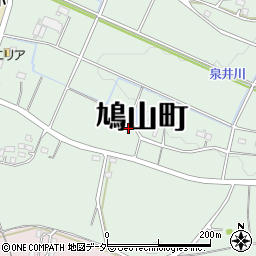埼玉県鳩山町（比企郡）泉井周辺の地図