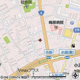 埼玉県春日部市小渕1404周辺の地図