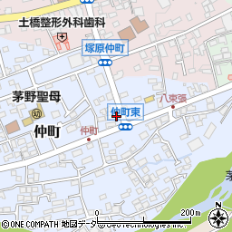 長野県茅野市仲町15-12周辺の地図