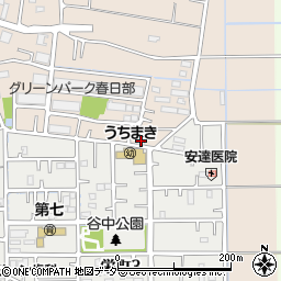 埼玉県春日部市内牧5074周辺の地図