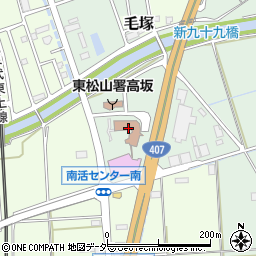 日豊金属工業東松山工場周辺の地図