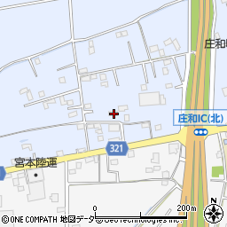 埼玉県春日部市上柳107周辺の地図