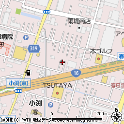埼玉県春日部市小渕191周辺の地図