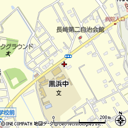 蓮田黒浜郵便局周辺の地図
